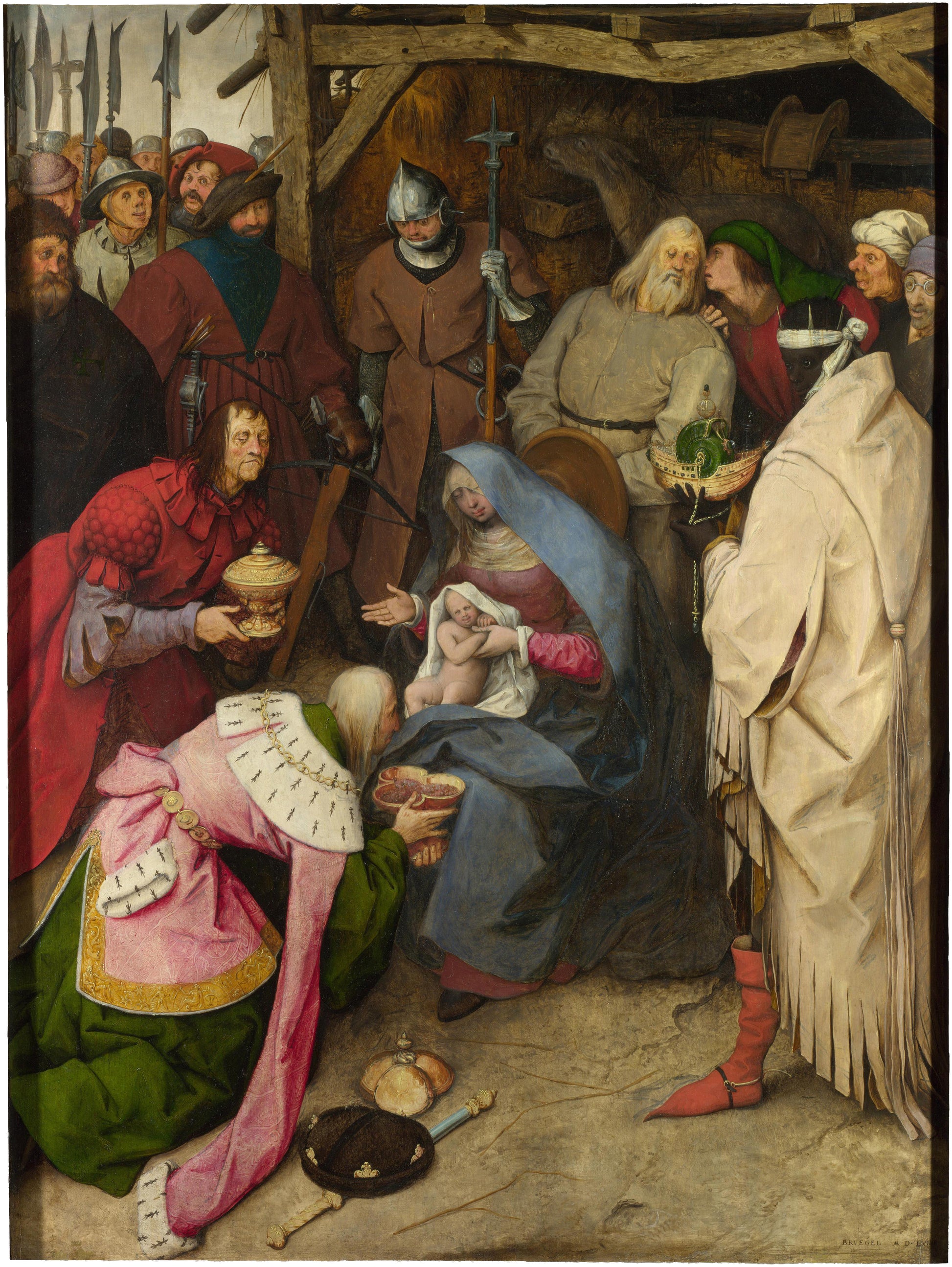 Adoracja Mędrców - Pieter Brueghel Starszy