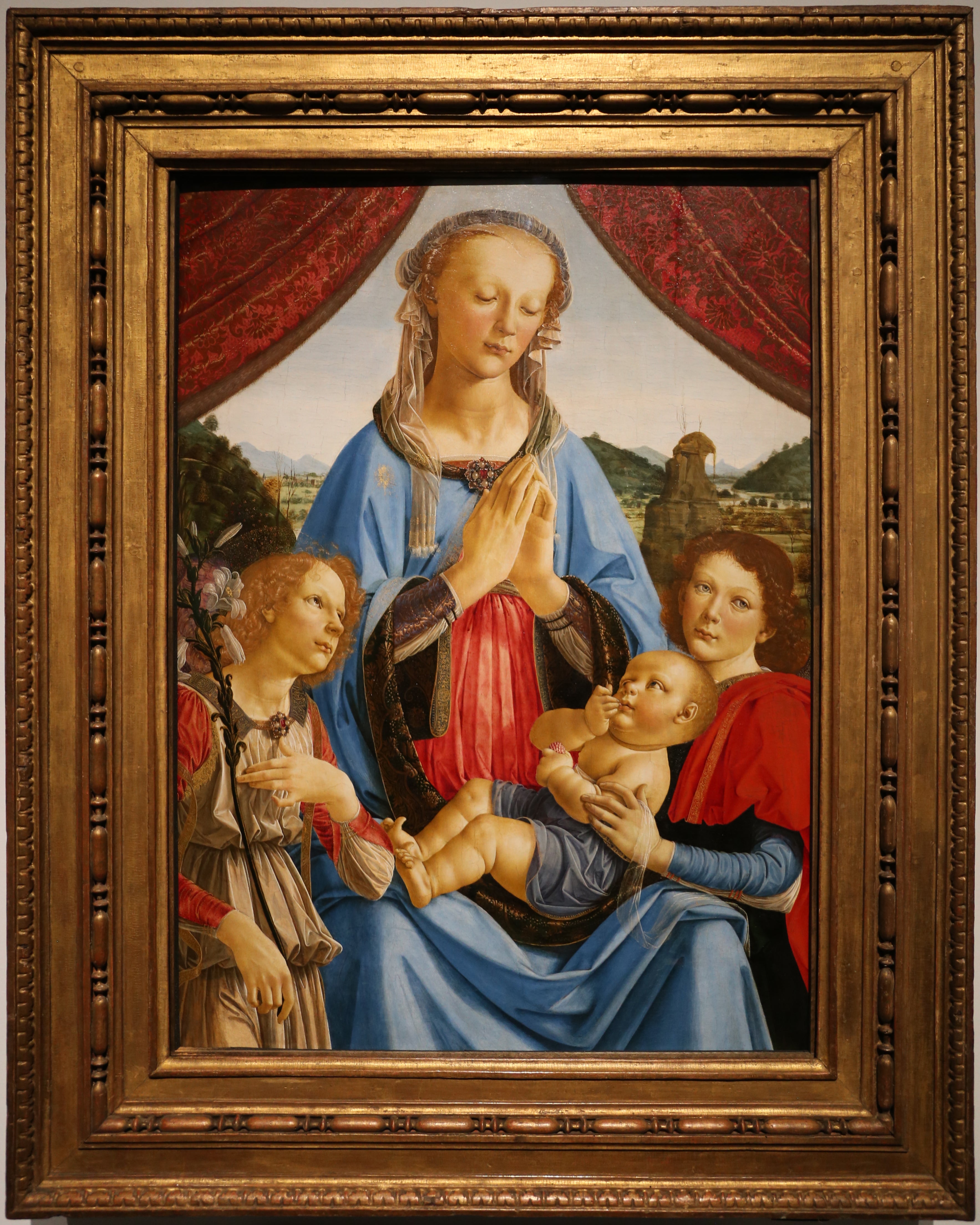 Vierge à l'Enfant et deux anges - Andrea del Verrocchio