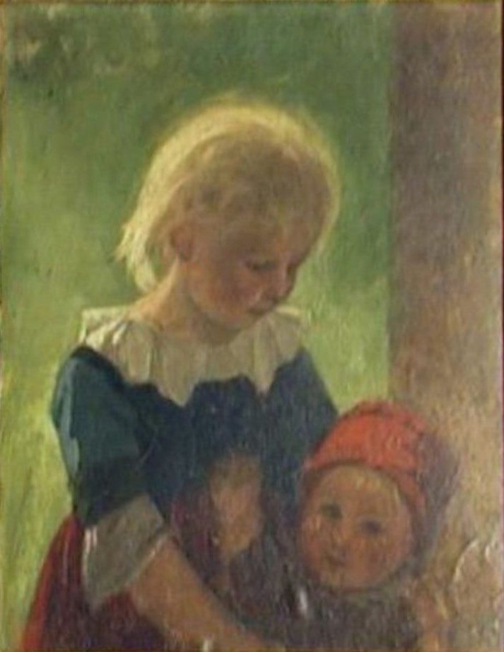 Dwójka dzieci. - Anna Ancher