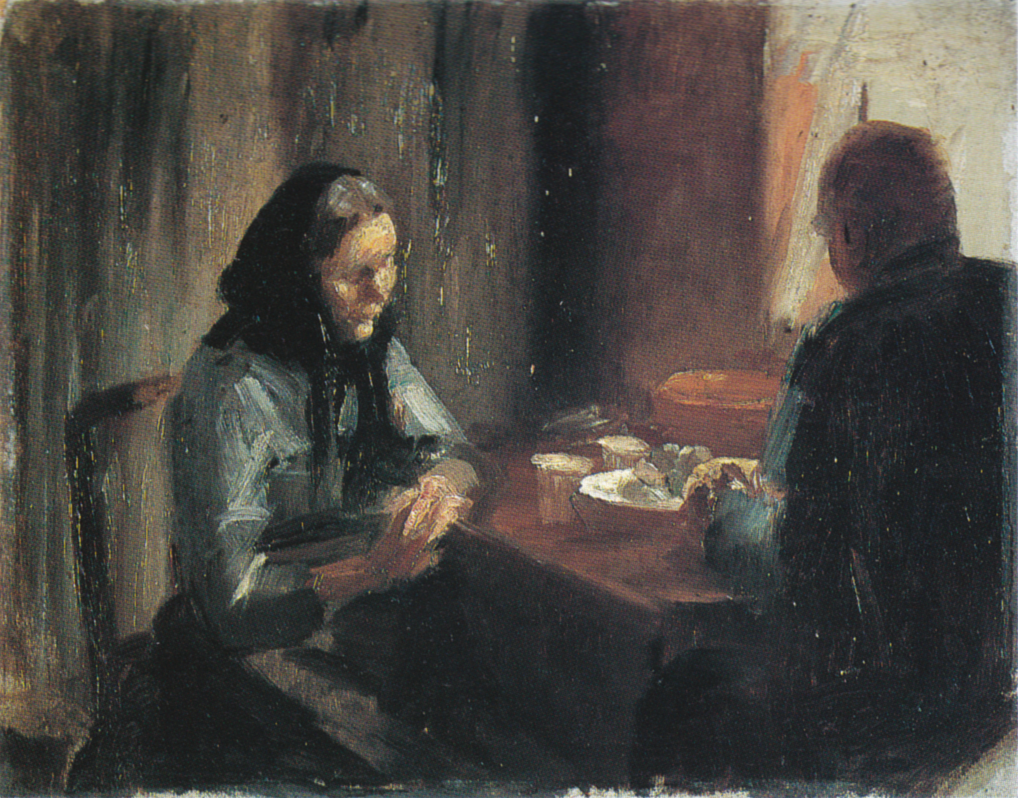 Au repas - Anna Ancher - Alpha Reproduction