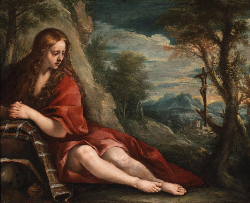 Święta Maria Magdalena na pustyni - Annibale Carracci