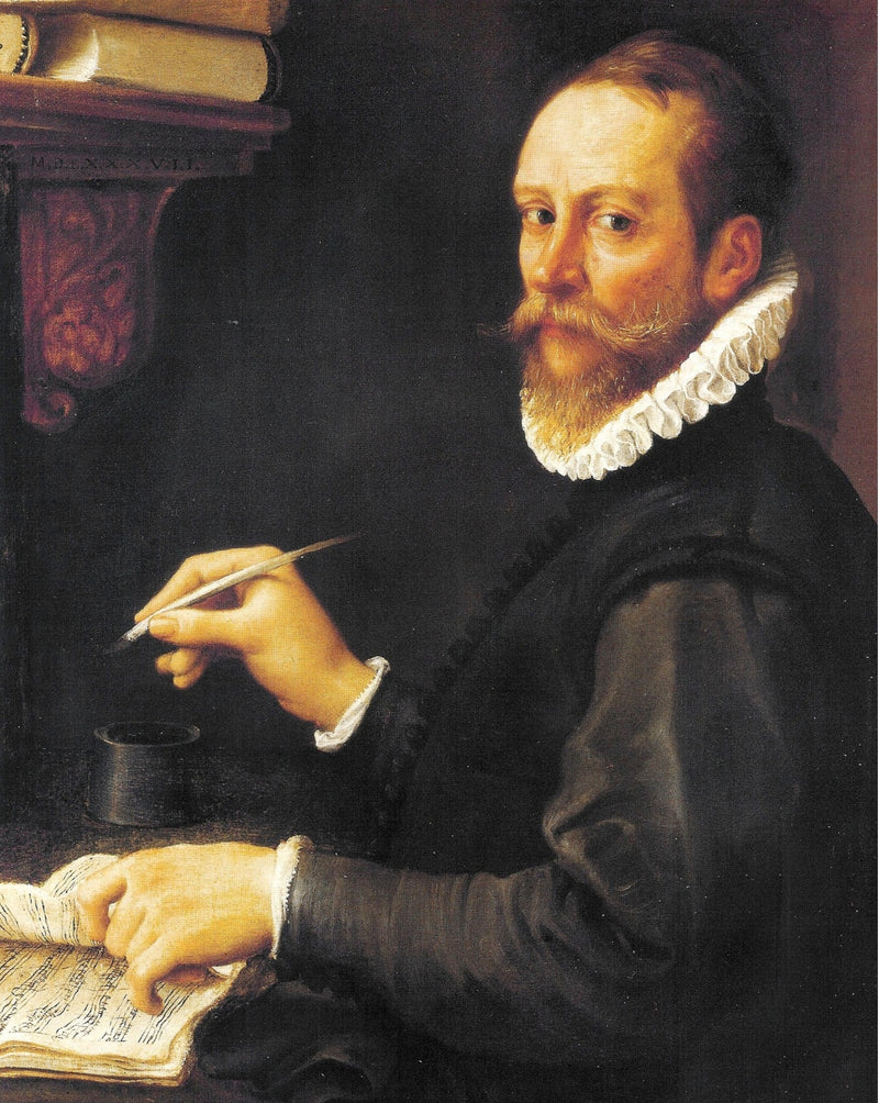 Portret muzyka (domniemany portret Claudio Merulo) - Annibale Carracci