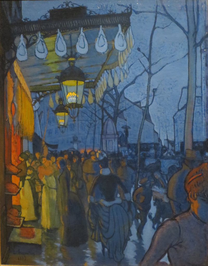 Avenue de Clichy, piąta godzina wieczorem - Louis Anquetin