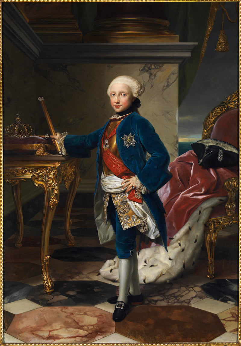 Portret Ferdynanda IV - Anton Raphael Mengs