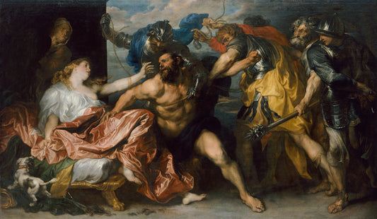 🦁 Samson i Dalila – Anthony van Dyck (około 1620)