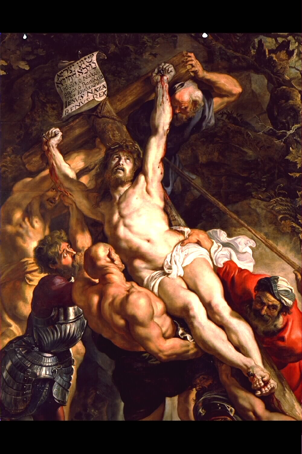 Wzniesienie krzyża - Peter Paul Rubens