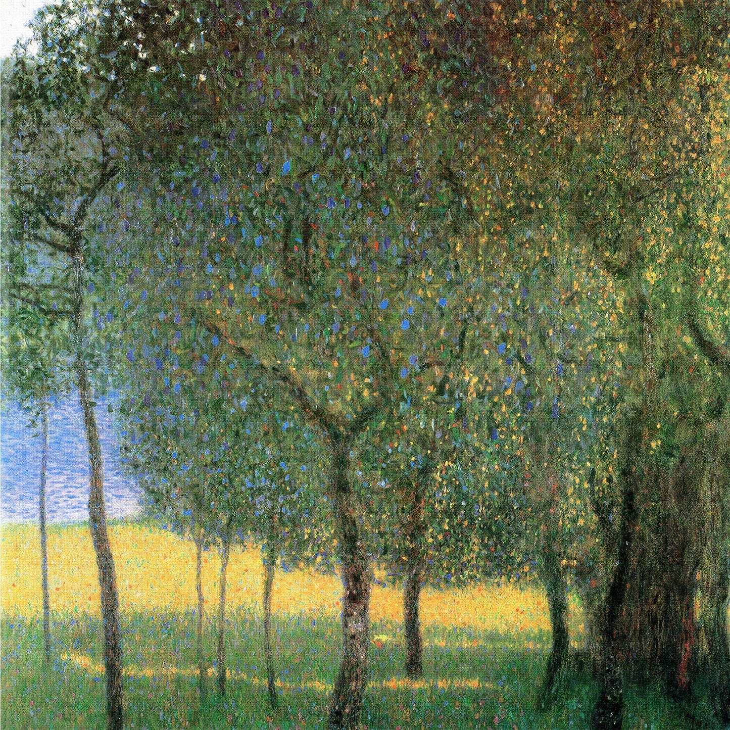 🌳🍃 Drzewa Owocowe – Gustav Klimt (1901)