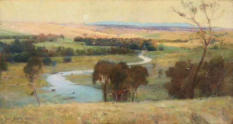 Le ruisseau coule toujours - Arthur Streeton
