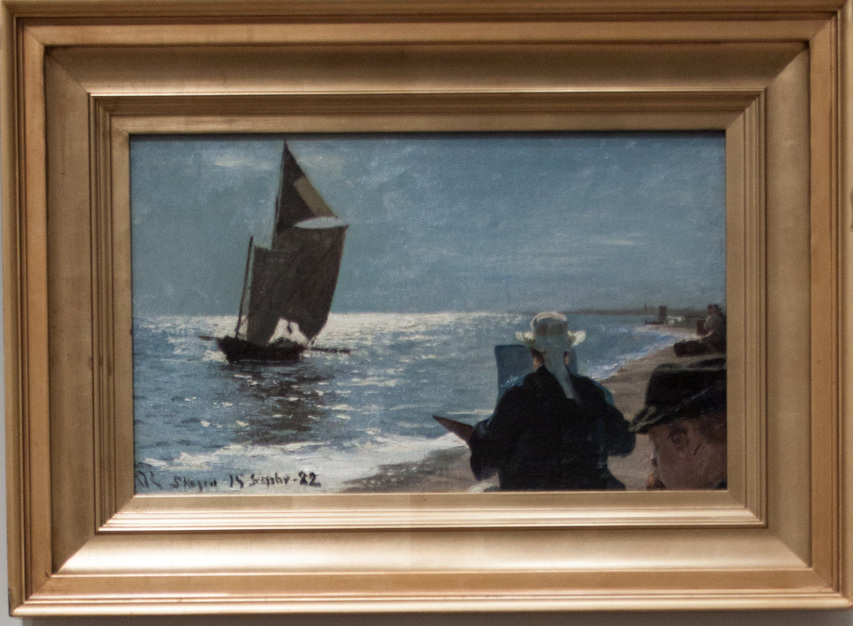 Artyści na plaży południowej w Skagen - Peder Severin Krøyer