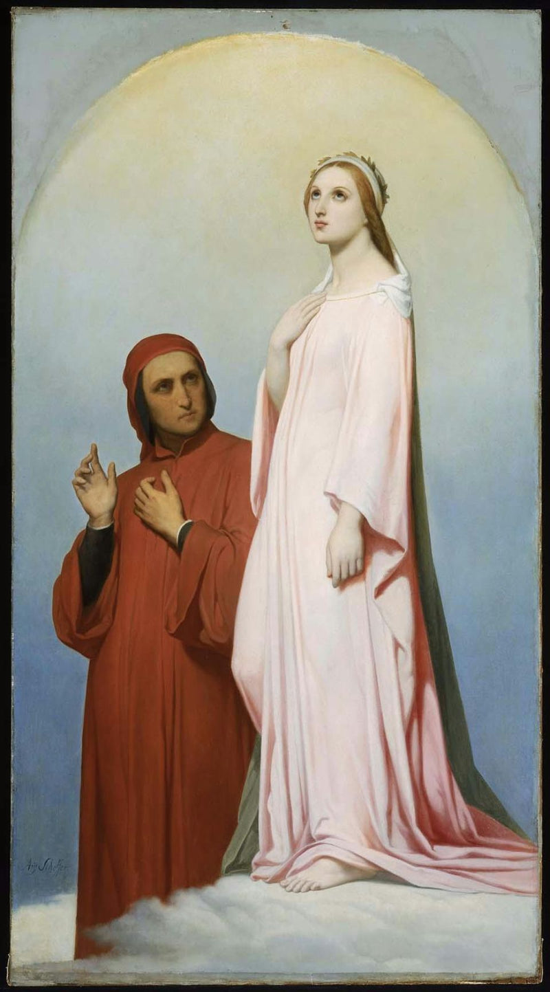 Dante i Beatrice - Ary Scheffer