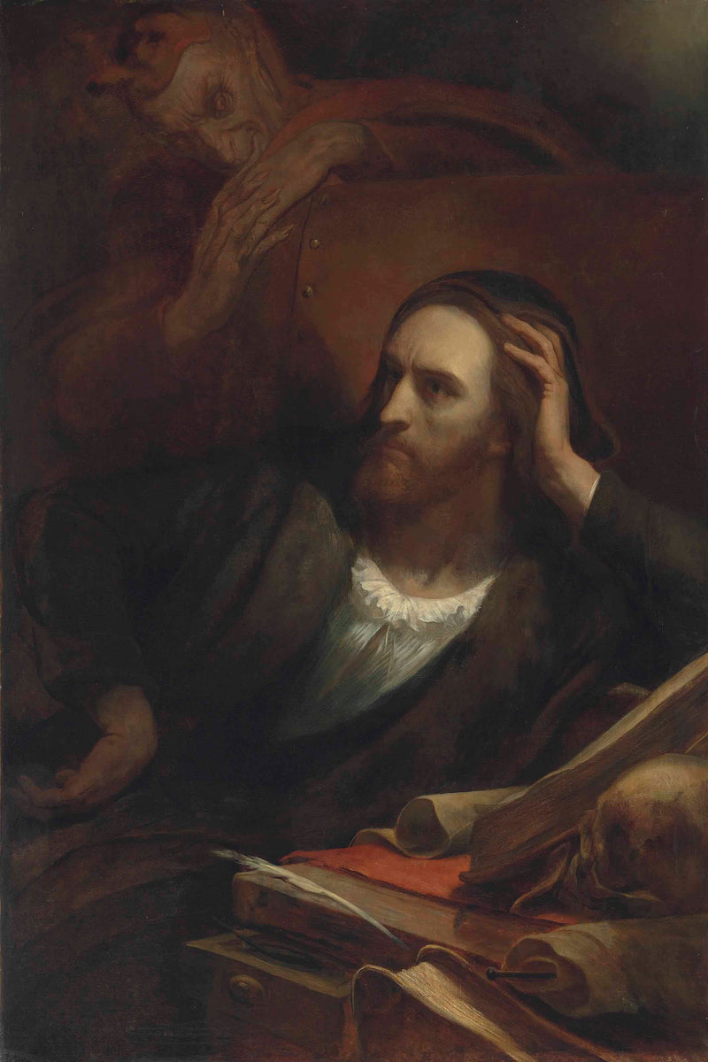 Faust i Mefistofeles - Ary Scheffer