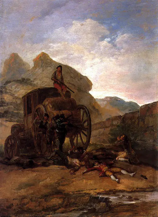 Napad rabunkowy - Francisco de Goya