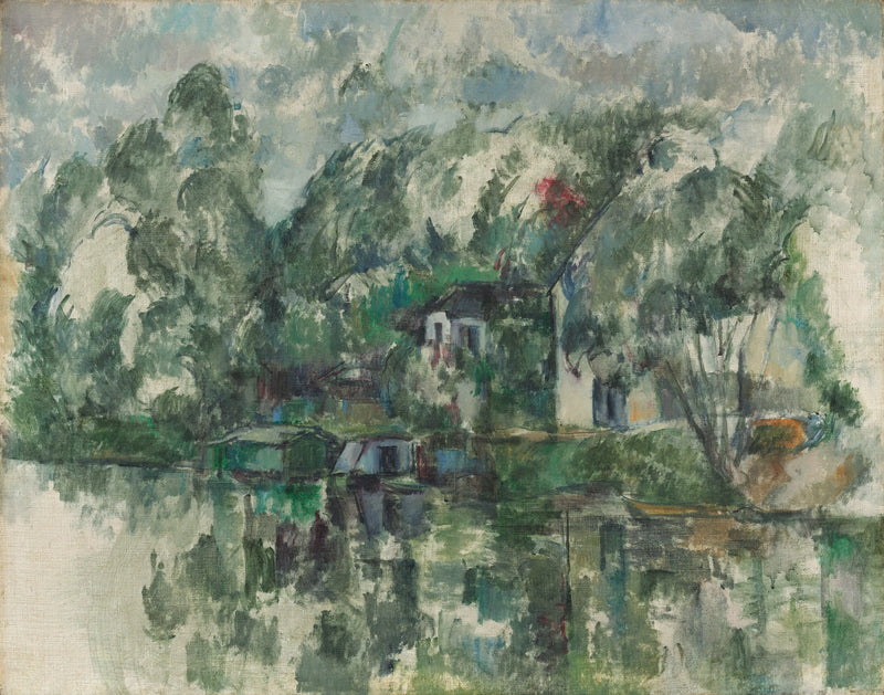Nad brzegiem wody - Paul Cézanne