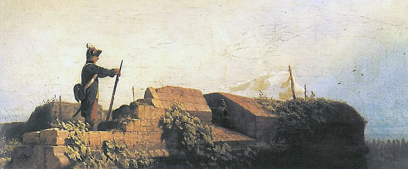 Na Bastionie - Carl Spitzweg