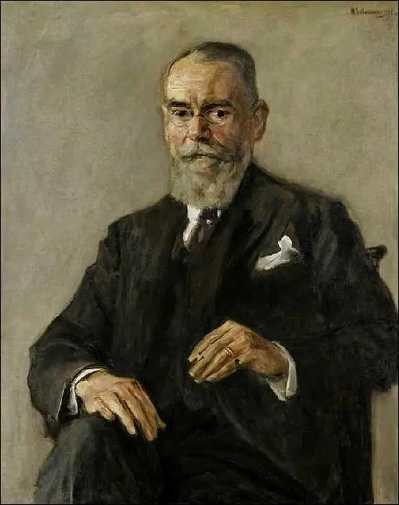 Portret Augusta Batschari - Max Liebermann