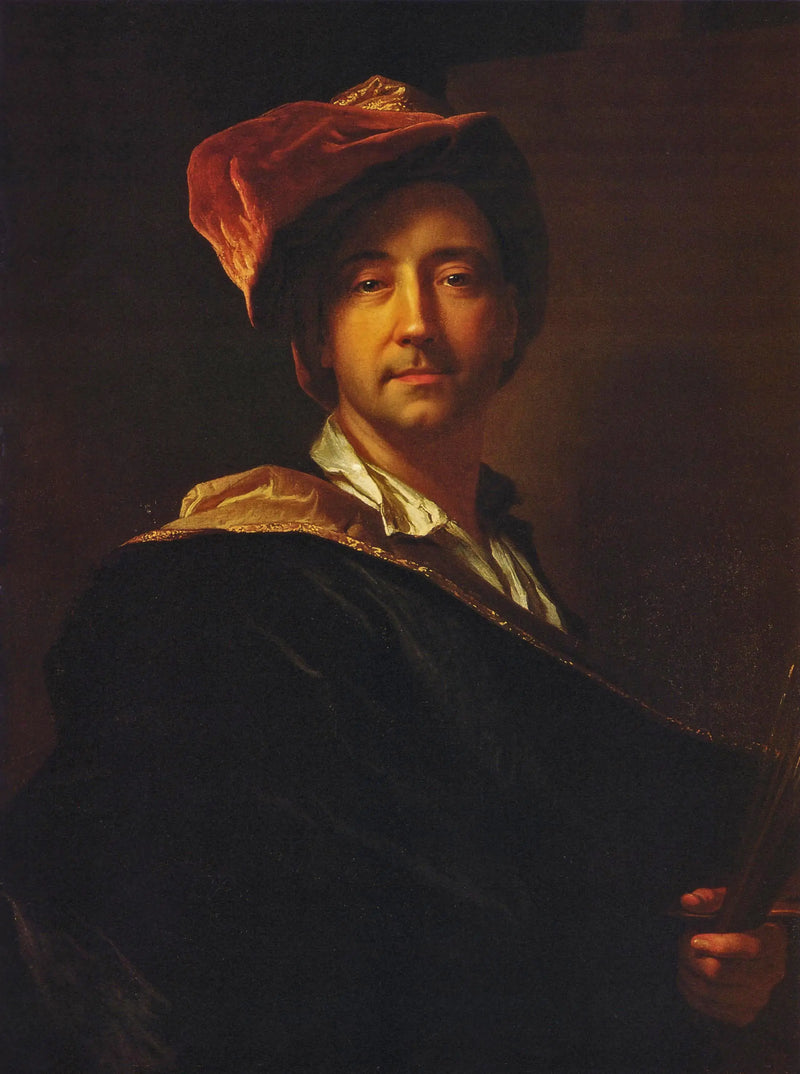 Autoportret w turbanie - Hyacinthe Rigaud