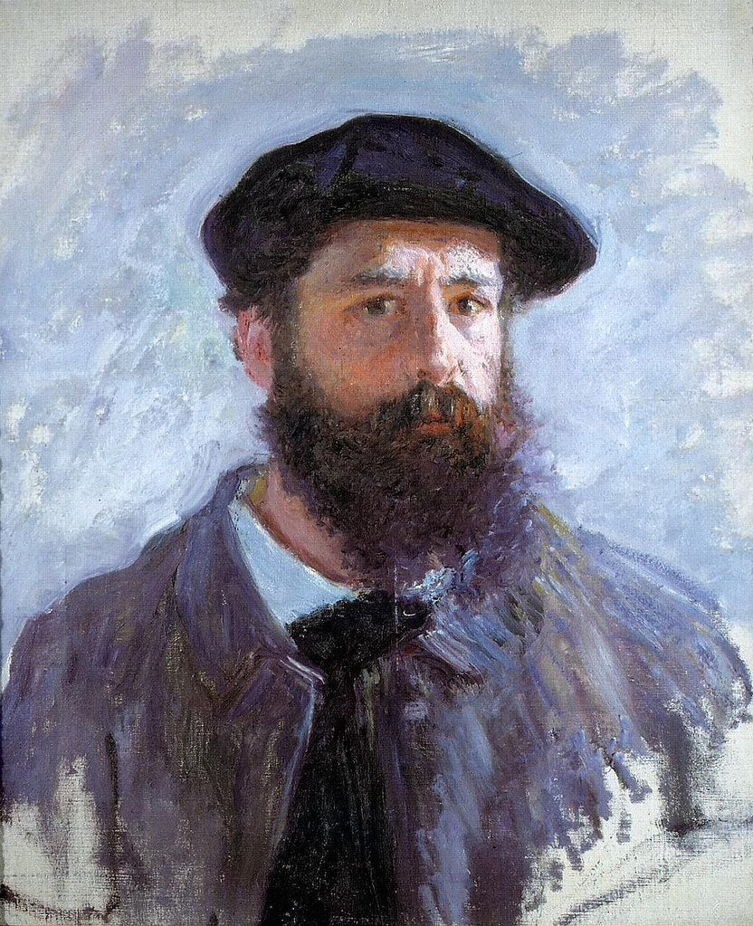 Autoportret w berecie - Claude Monet