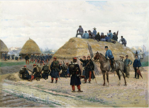 Manewry jesienne - Édouard Detaille