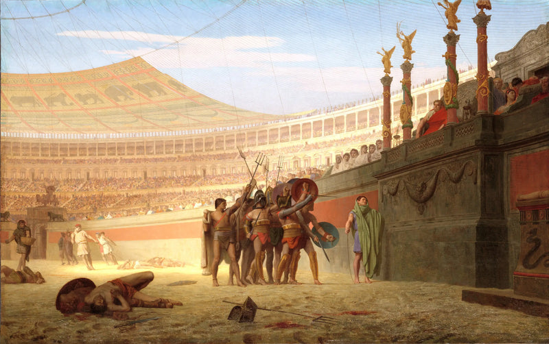 Ave Cezarze, morituri te salutant - Jean-Léon Gérôme