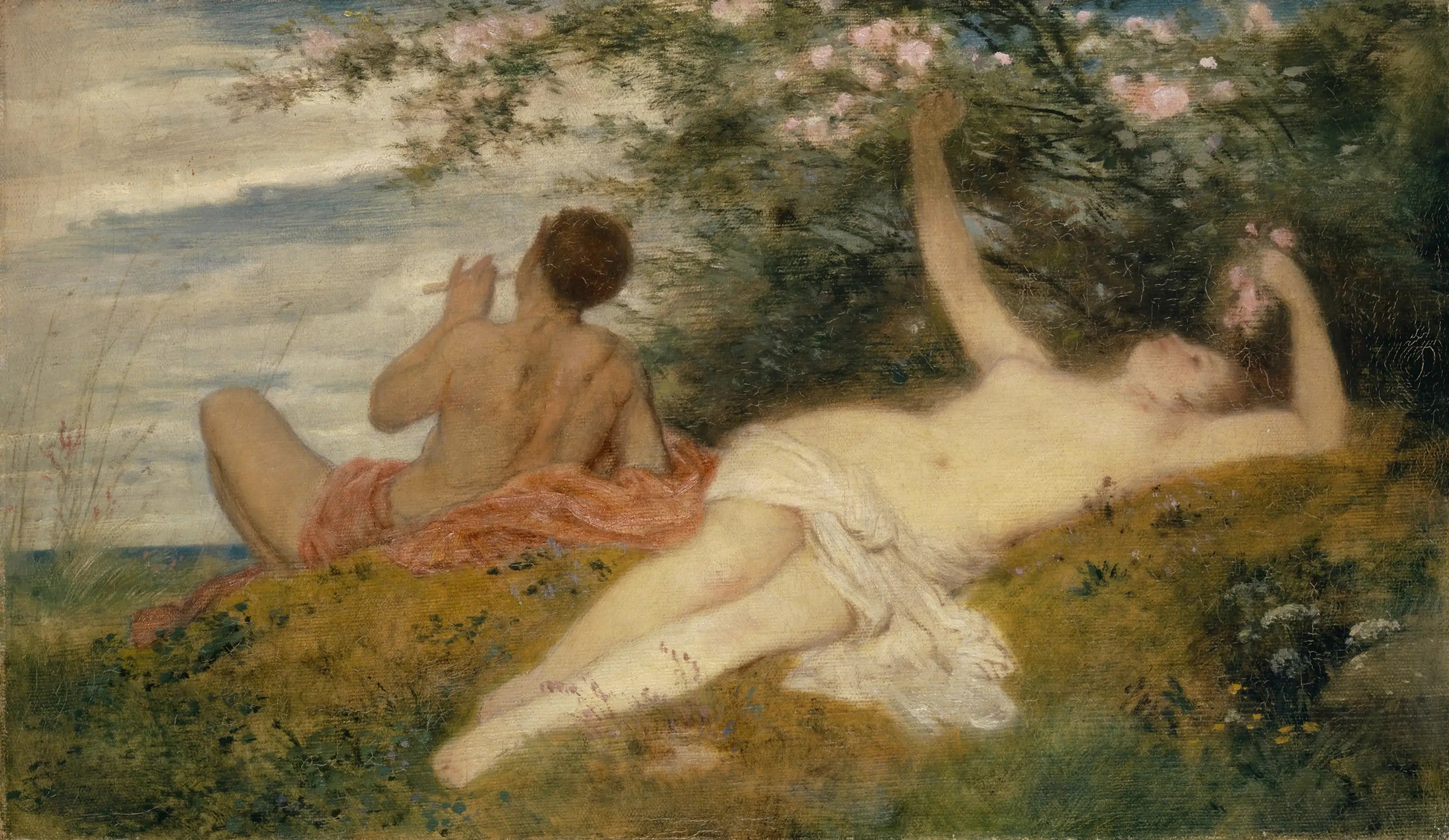 Printemps (esquisse) - Arnold Böcklin - Alpha Reproduction
