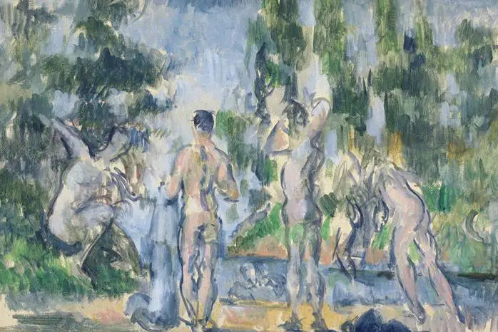 Kąpiący się - Paul Cézanne