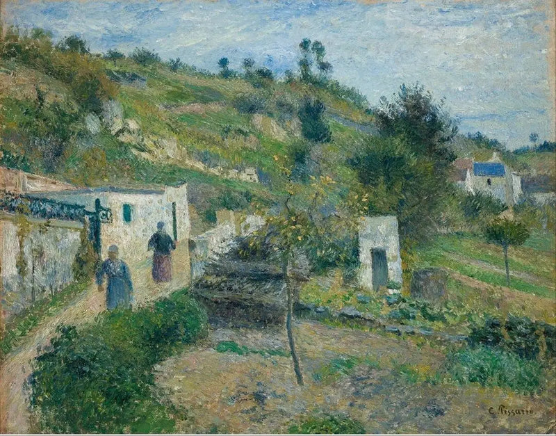 Wzgórza Auvers - Camille Pissarro