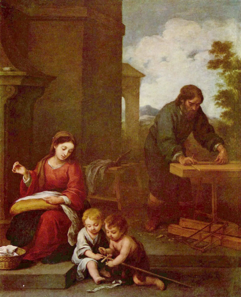 Święta Rodzina z świętym Janem Chrzcicielem - Bartolomé Esteban Murillo