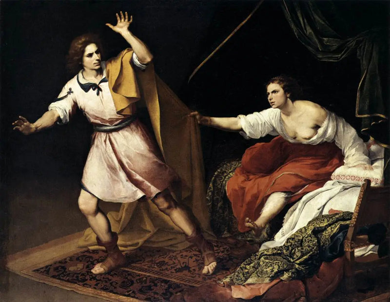 Józef i żona Potifara - Bartolomé Esteban Murillo