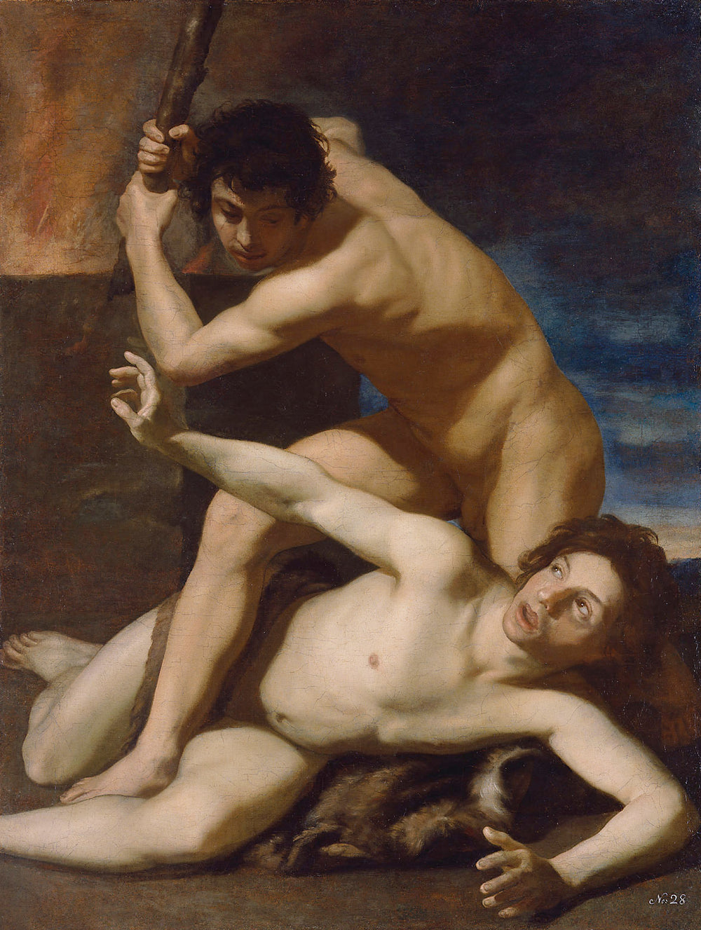 Caïn tue Abel - Bartolomeo Manfredi