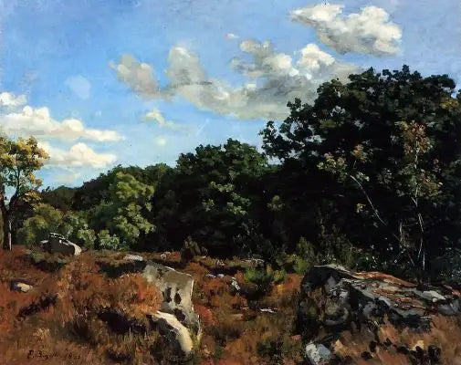 Reproduction du tableau « Paysage à Chailly - Frédéric Bazille » par Alpha Reproduction en peinture à l’huile