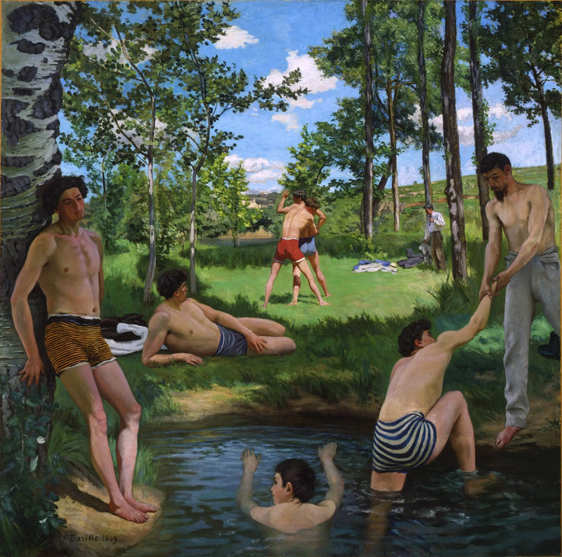 Scena letnia - Frédéric Bazille