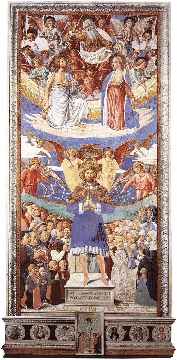 Saint Sébastien Intercesseur - Benozzo Gozzoli