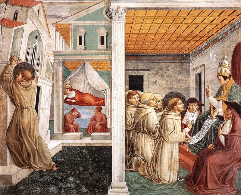 Sceny z życia świętego Franciszka (Scena 5) - Benozzo Gozzoli