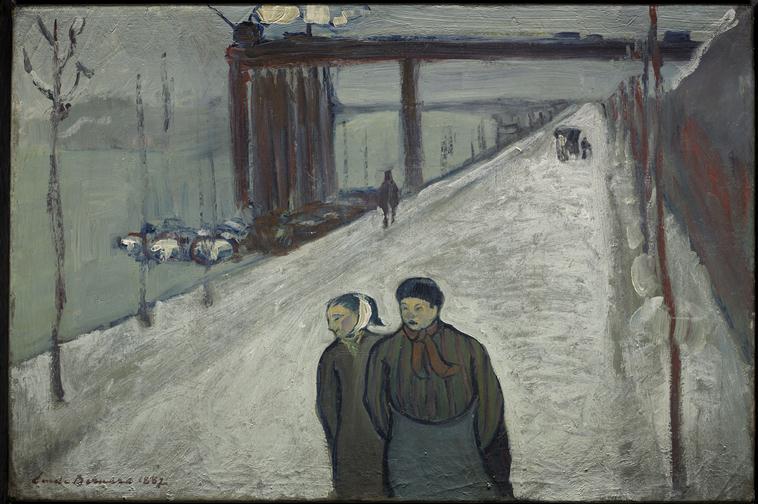 Quai de Clichy-sur-la-Seine - Émile Bernard