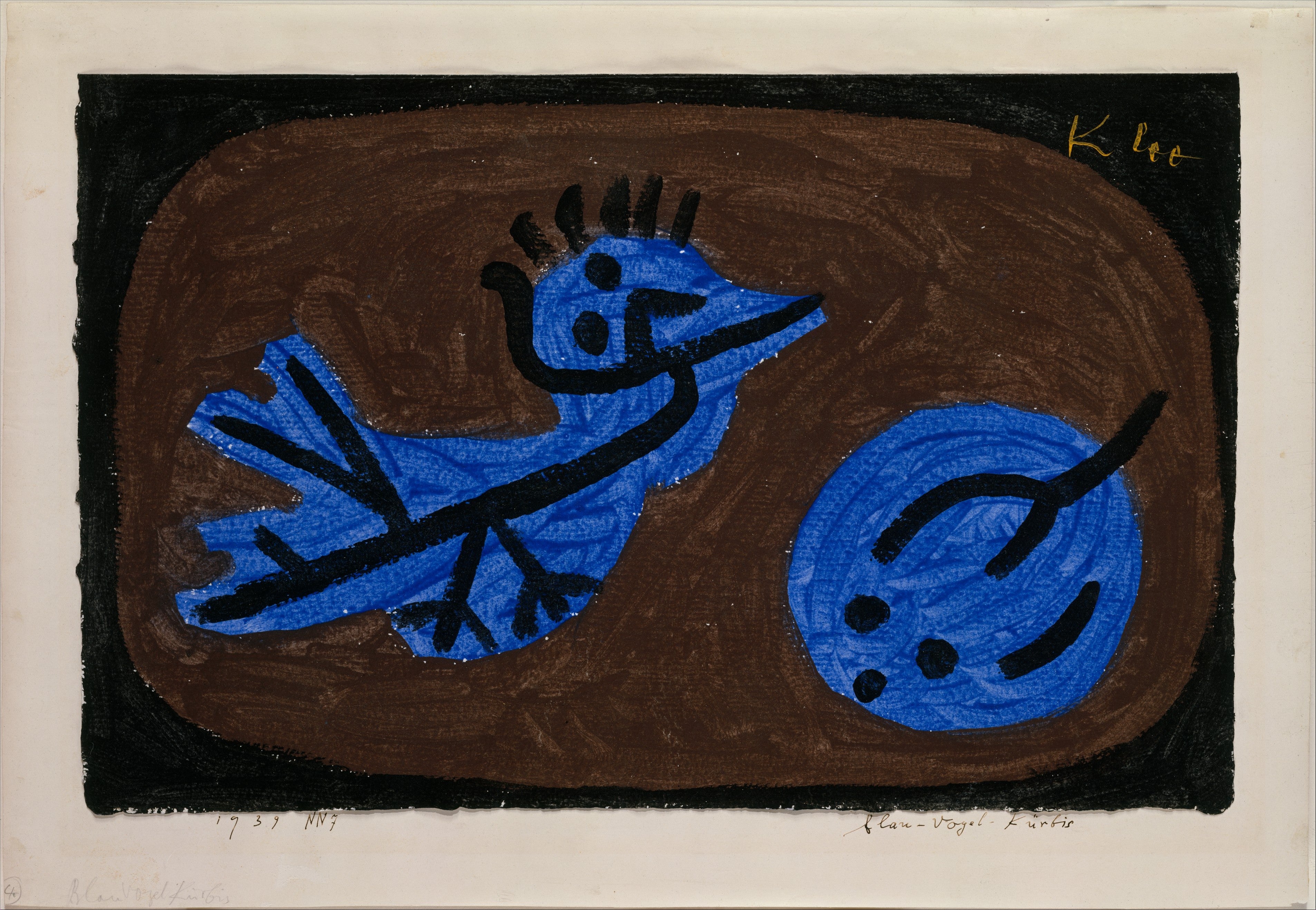 Niebieski ptak - Paul Klee