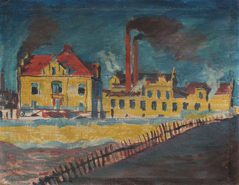 L’Usine, Bohumil Kubišta, 1908