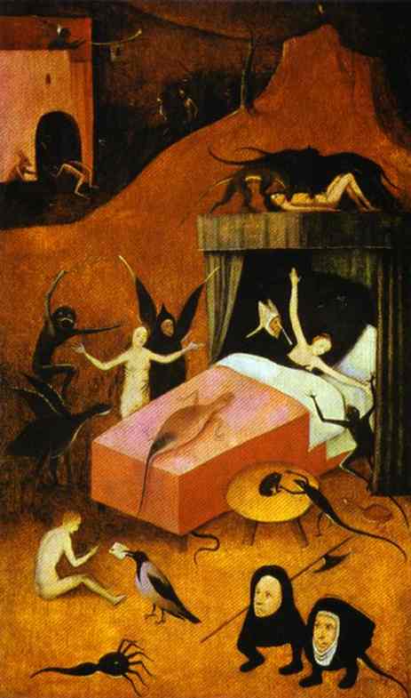 Śmierć potępionego - Hieronymus Bosch