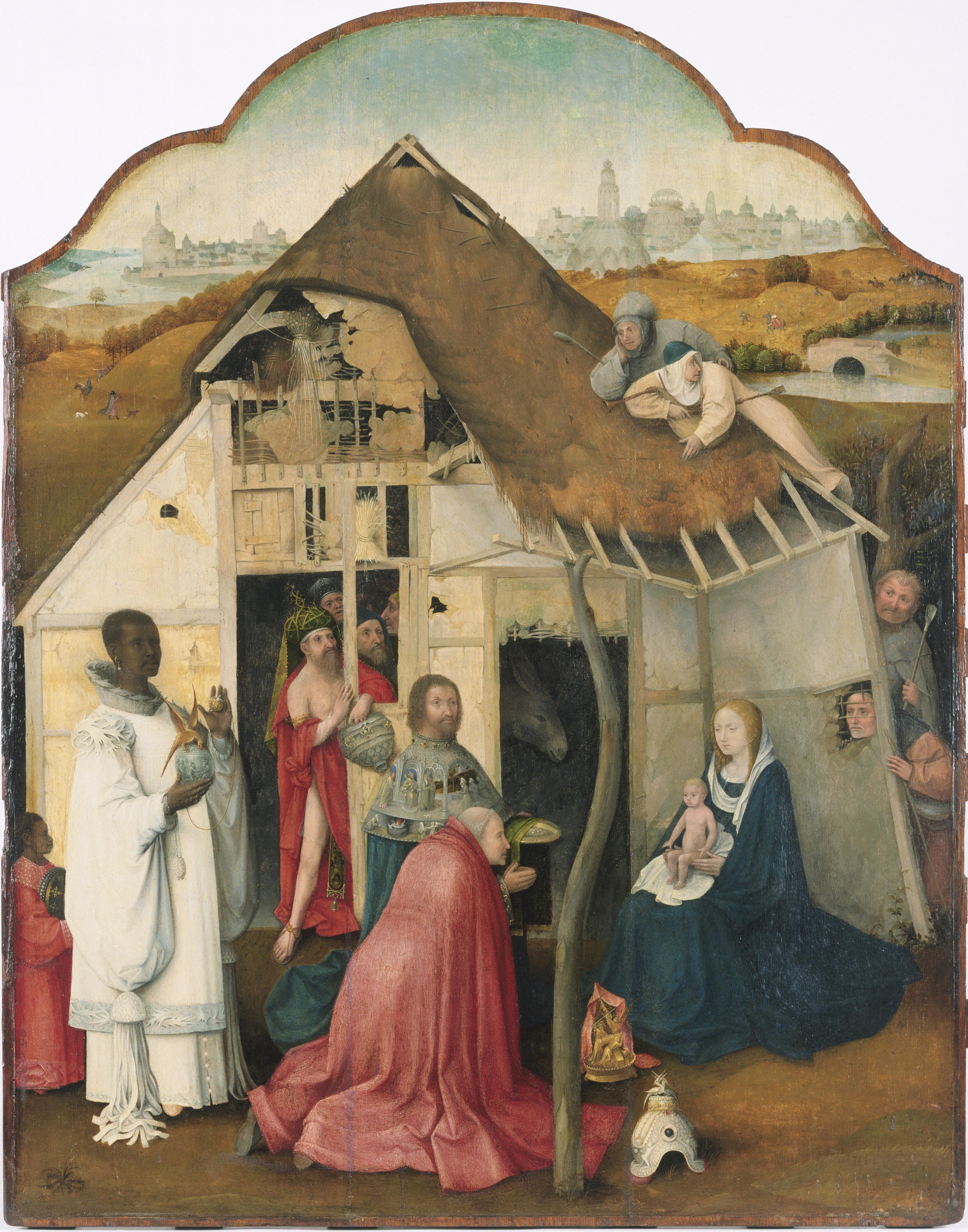 Adoracja Mędrców - Hieronymus Bosch