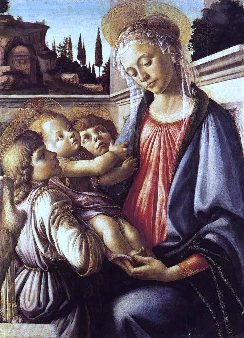 Madonna z Dzieciątkiem i Dwoma aniołami - Sandro Botticelli