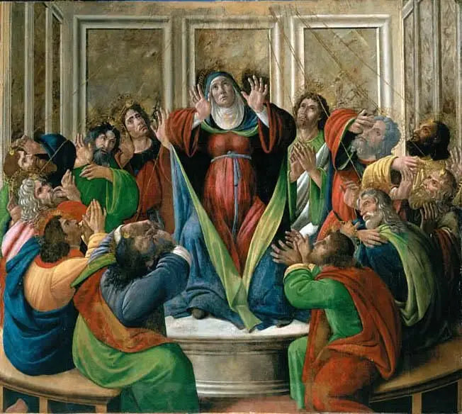 Zstąpienie Ducha Świętego - Sandro Botticelli