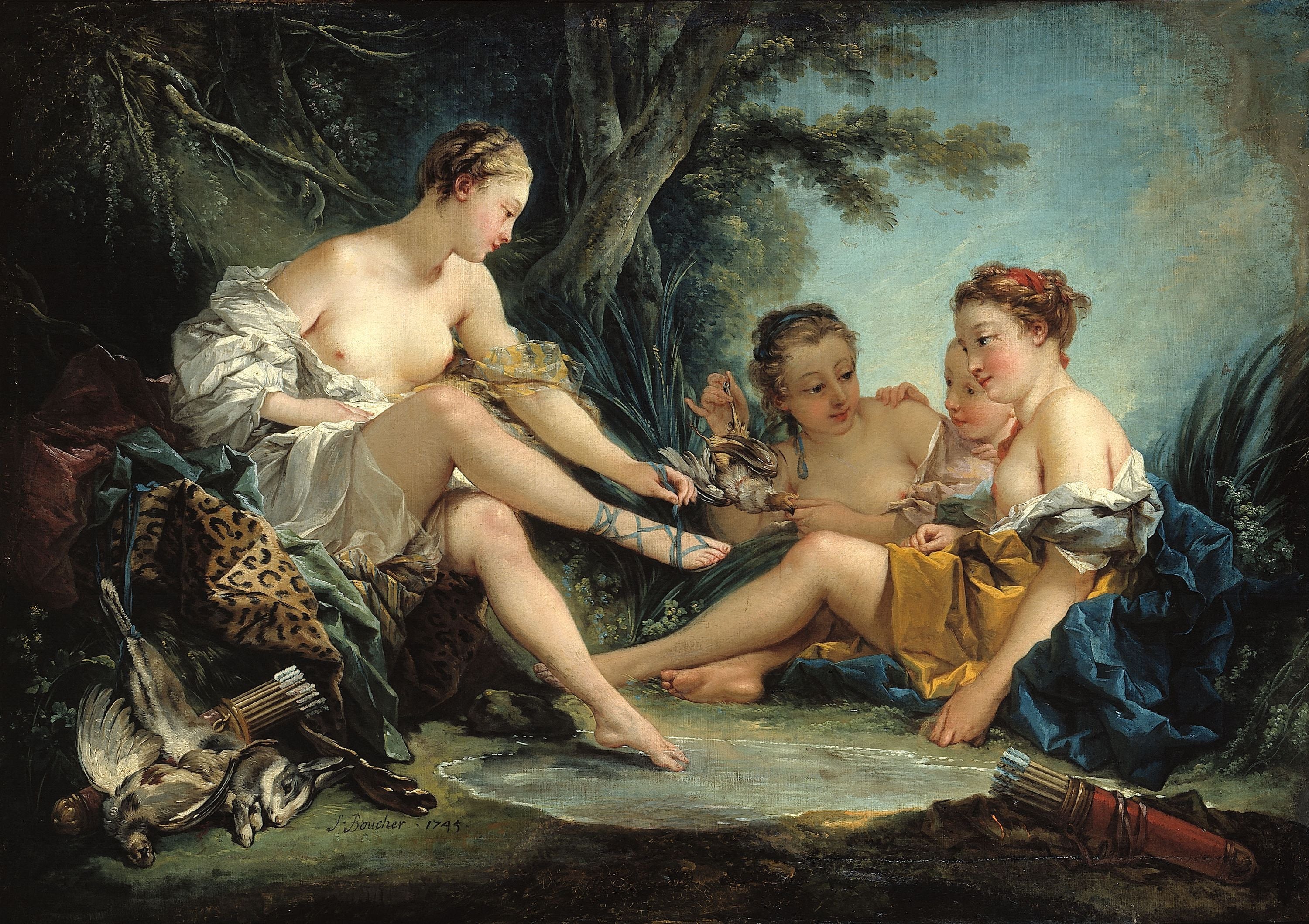 Le Retour de Diane Chasseresse - François Boucher