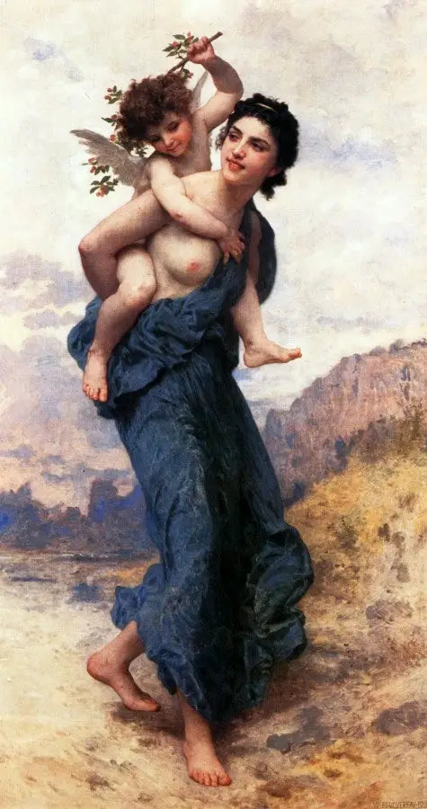 Wenus i Kupidyn. - Bouguereau