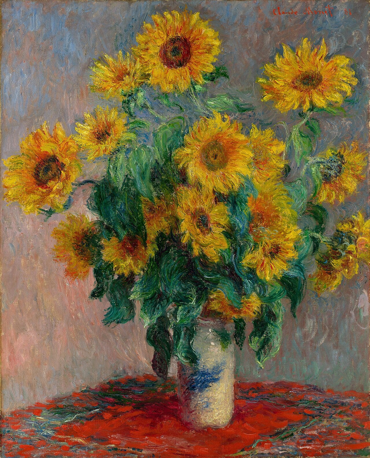 Bukiet słoneczników – Claude Monet, około 1881