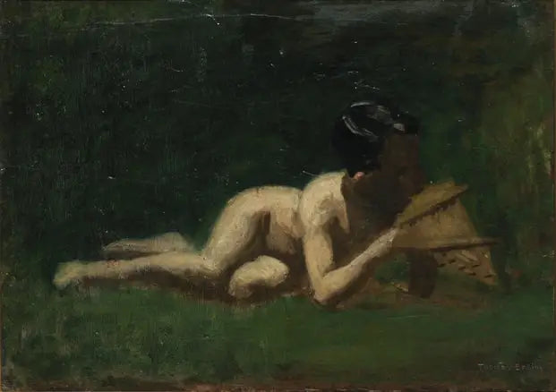 Leżący chłopiec - Thomas Eakins