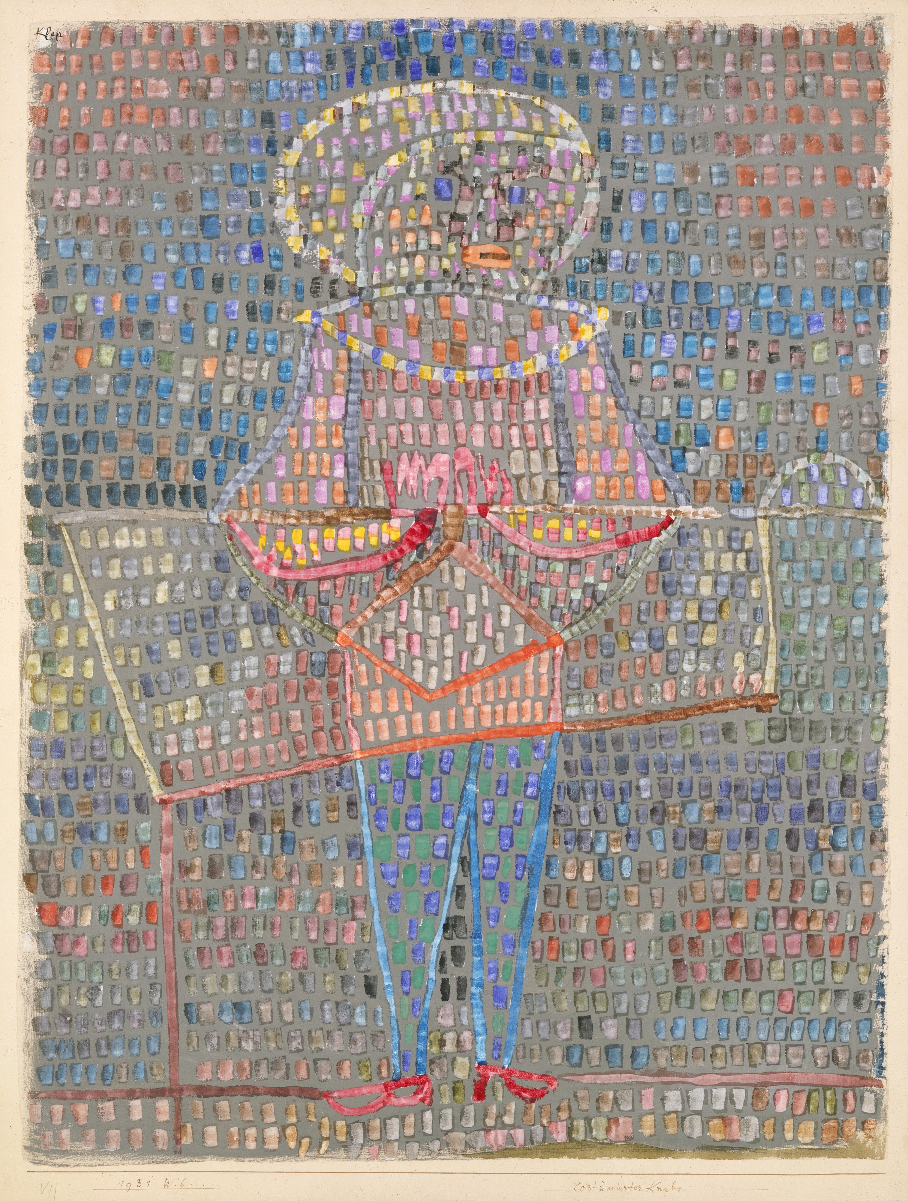 Chłopiec przebrany - Paul Klee