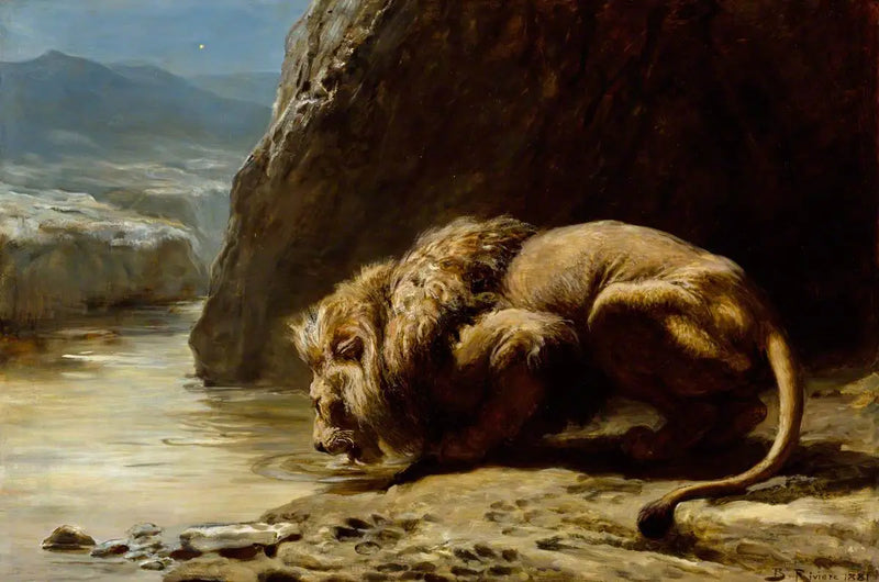 Król pije - Briton Rivière
