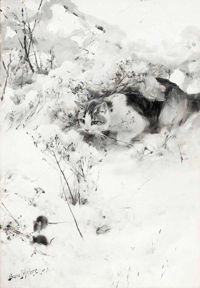 Chat traquant - Bruno Liljefors