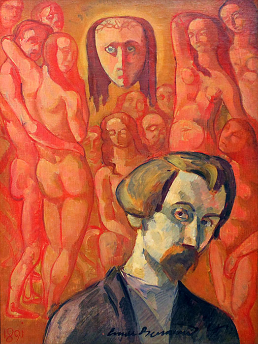 Symboliczne autoportret - Émile Bernard