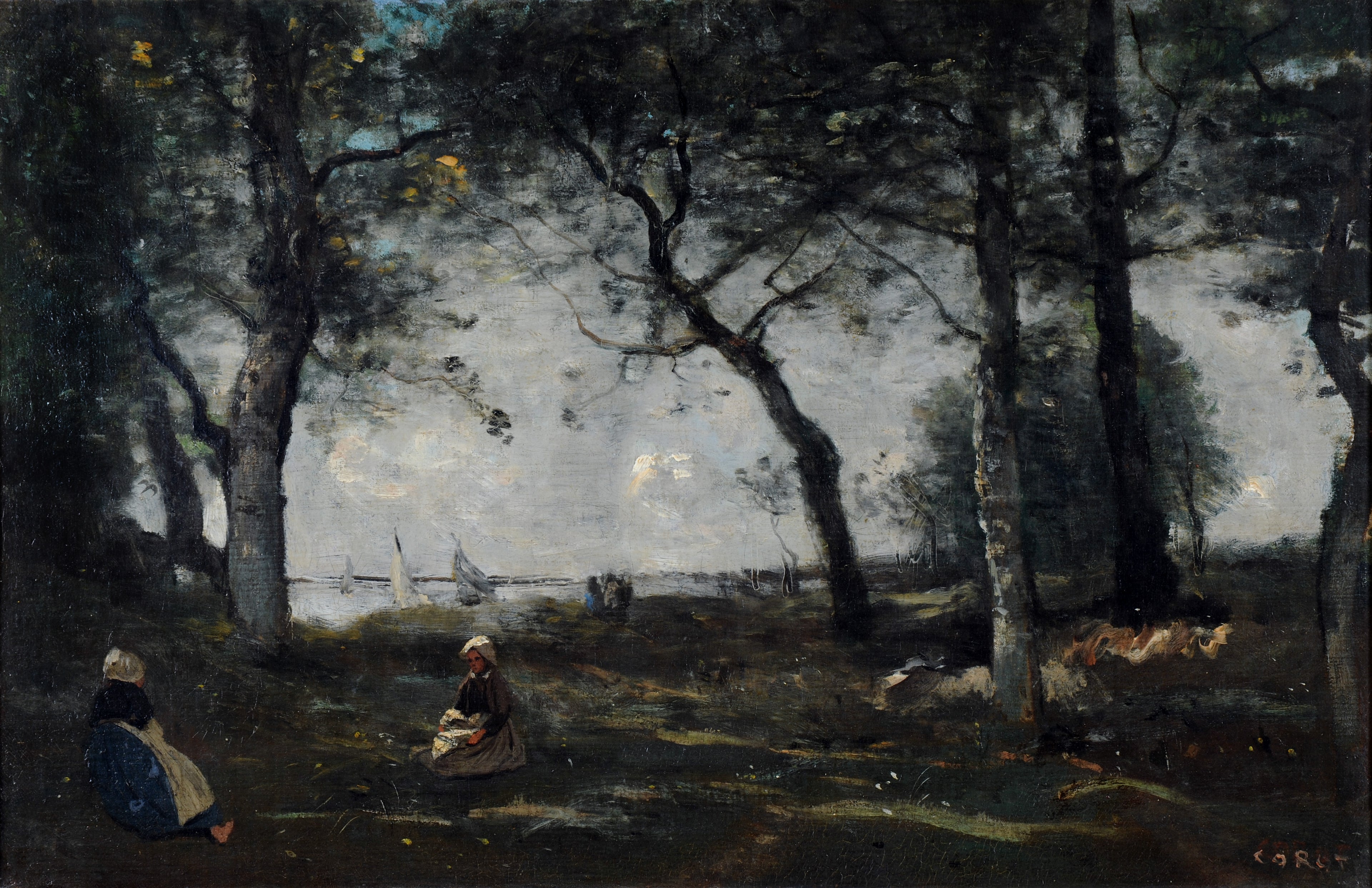Honfleur - Jean-Baptiste Camille Corot