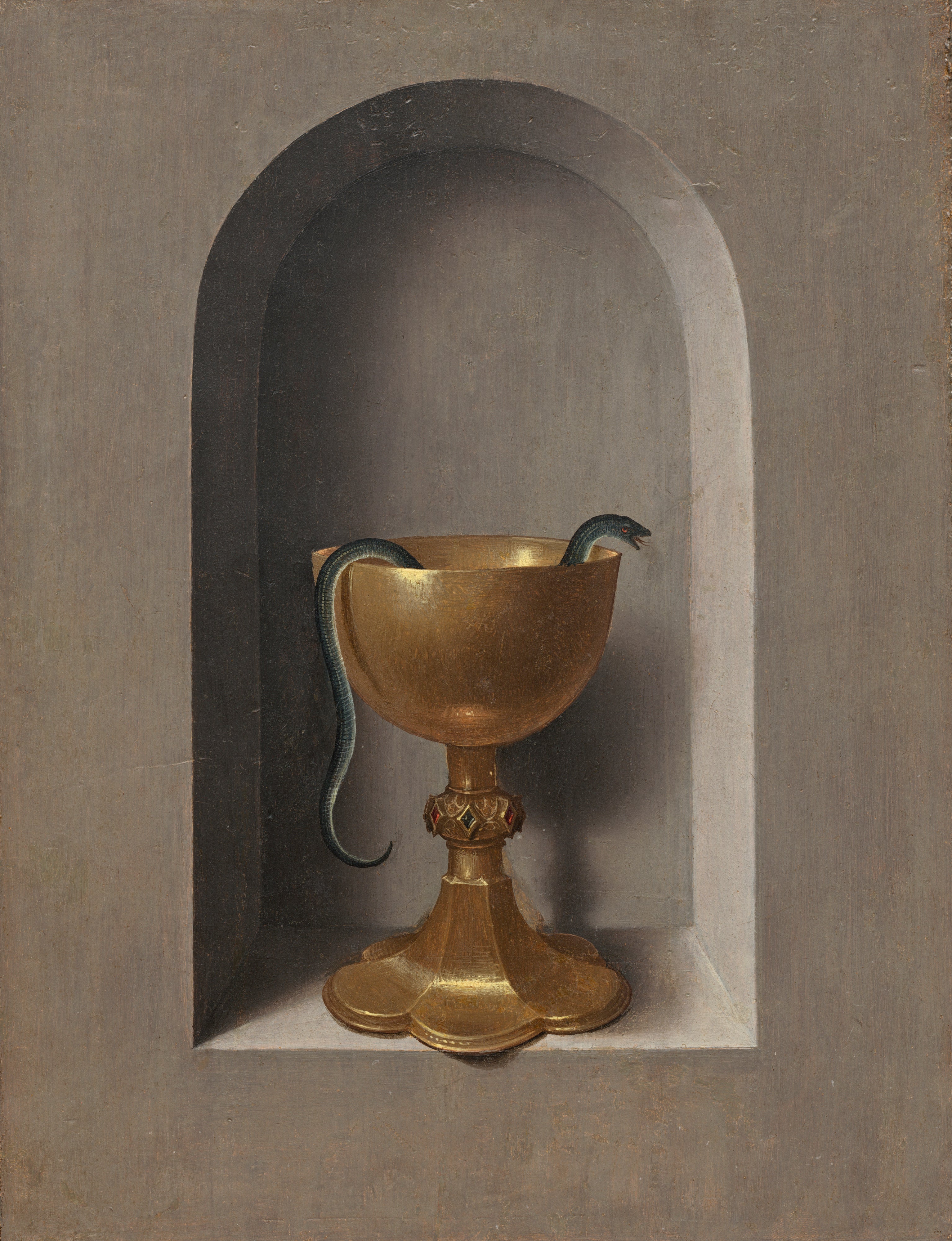 Calice de saint Jean l'Évangéliste [revers] - Hans Memling